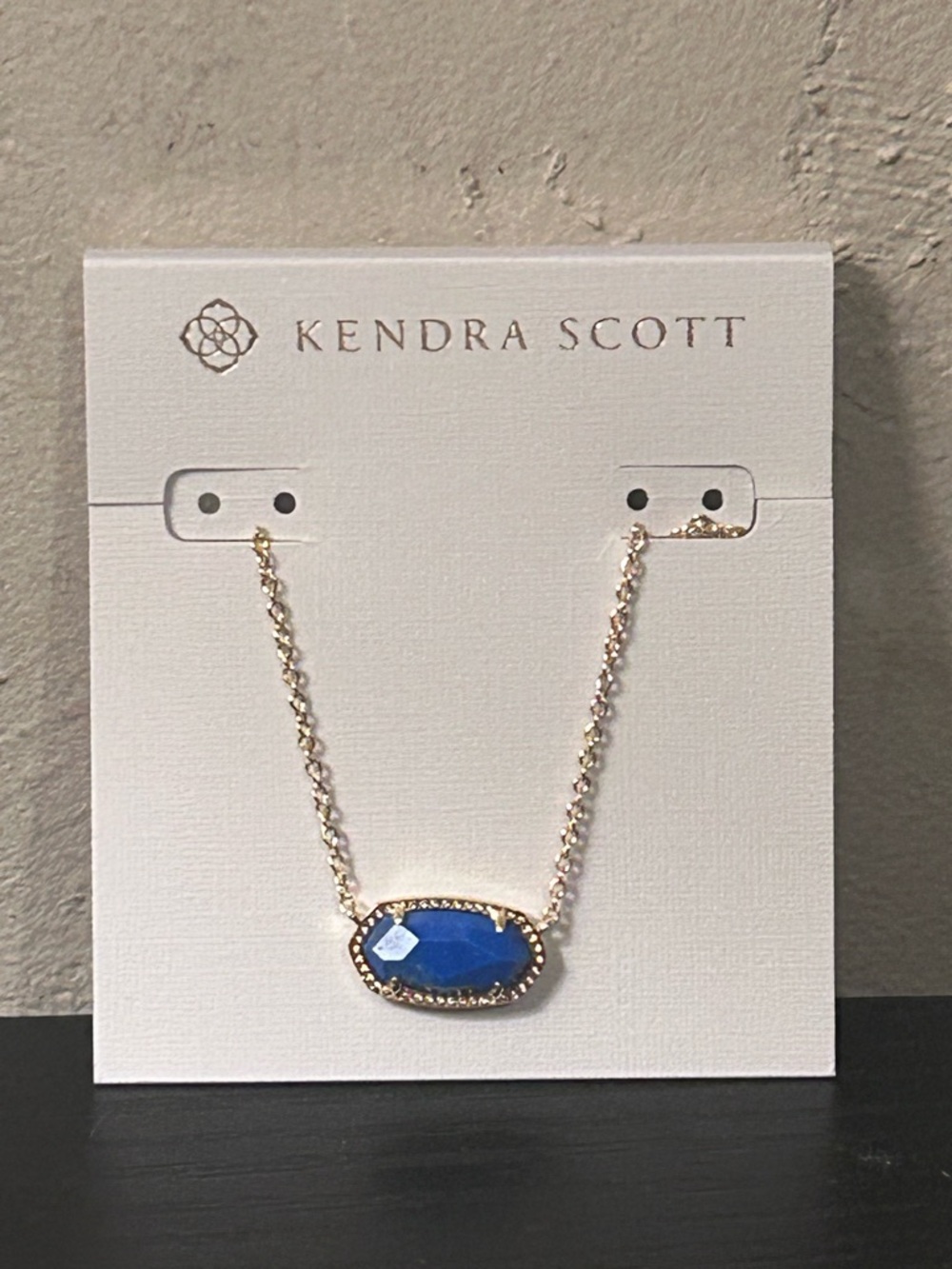 KENDRA SCOTT Gold Elisa Cobalt Howlite Necklace